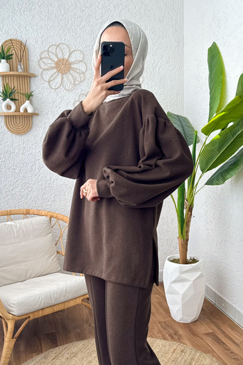 Salih Çelebi Slit Leg - Brown Set 61665
