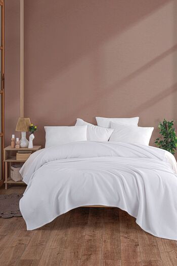 Eponj Home Ekocel Pike Battal Megaking - 260x230cm White Sister Cover