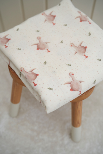 Tuğba Kuğu Muslin Fabric - Παπούτσια με στάμπα Spring Ducks