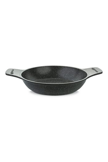 ThermoAD Döküm Saplı Güveç Sahan | 20 Cm | Gri