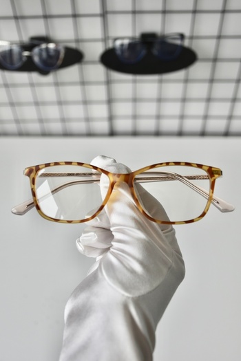 LOOKUP NEW Roger Leopard Matte Grey Clear Square Cat Eye Tr90 Women Men Unisex Blue Screen Goggle Eyewear