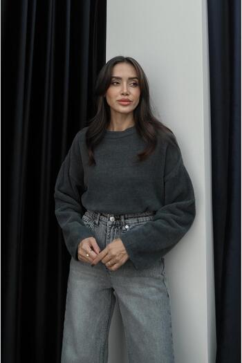 Havoş Anthracite Jason Soft Sweater
