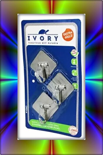 TAN EXPRESS Triple Metal Adhesive Hanger 5X5 cm 1 Set