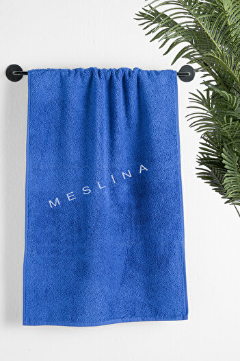 Meslina 50x90 см Рушник для рук Перукарський рушник Спортивний рушник Синій | Рушник для витирання | Рушник для рук і обличчя