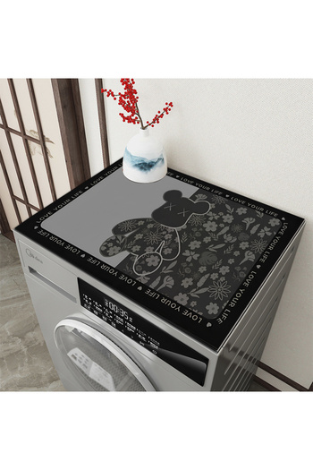 Else Dekor Drying Dishwasher - Laundry Cover, Liquid Proof Non-Slip Washable Protection Mat