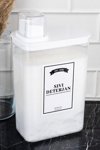 DNS HOME 3000ml Detergent Storage Box - Self Scale Vacuum Lid