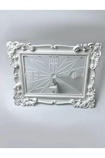 Kapital plastik White Patterned Photo Frame