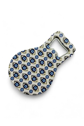 GALATA GIFT Bottle Opener Magnet Balloon Shape Evil Eye Beaded Soda Gas Opener Decorative Fridge Magnet