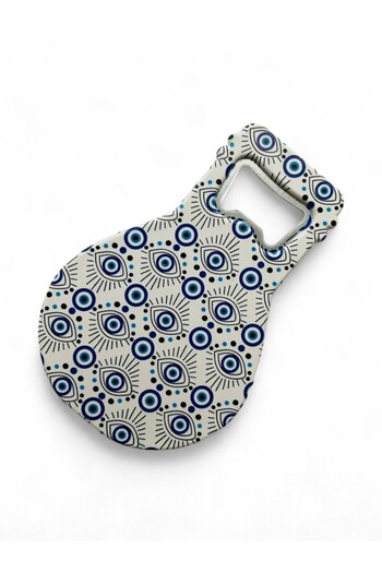 GALATA GIFT Bottle Opener Magnet Balloon Shape Evil Eye Beaded Soda Gas Opener Decorative Fridge Magnet