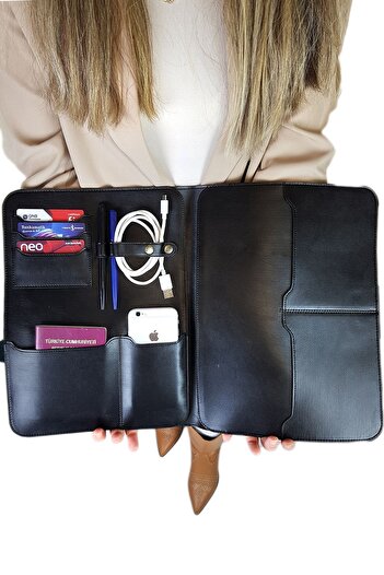 Vardo Ingrid 34x24,5 Cm Macbook Air/pro 13-14 Inch, Ipad Organizer Notebook & Briefcase & Tablet Bag