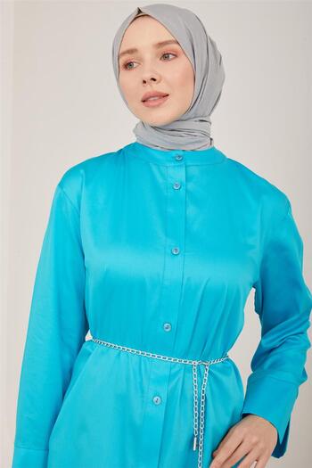 Armine Aqua Oversize Tunic Dress - 23Y4502