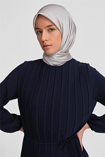 Armine Piliseli Elbise 24yd9435 Lacivert
