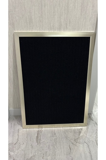 Mgs 50*70 Silver-Black Framed Floor Mat