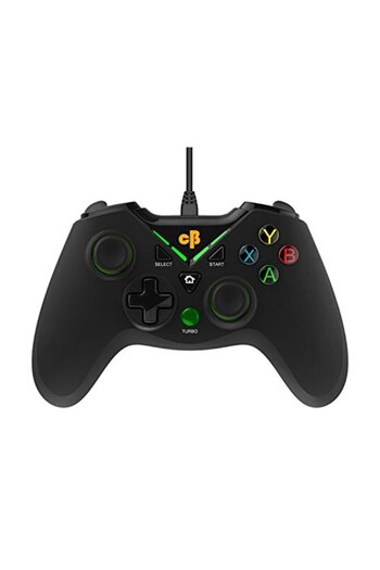 Cosmic Byte C1070t Gamepad | Black | Wireless | For Pc/ps3 | Enhanced Grip | Double Triggers