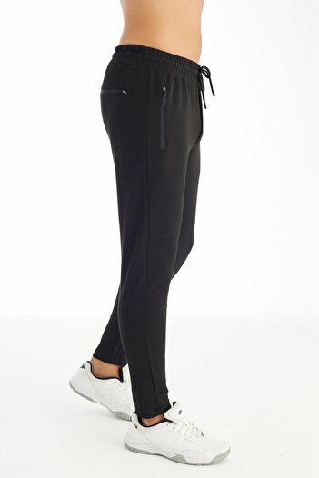 Crozwise Erkrk  çizgi dokulu pamuk polyester spor pantolon