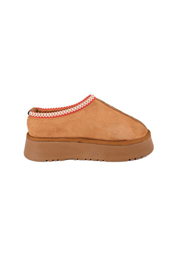 Akka Shoes Γυναικείες μπότες σουέτ μισό μήκος - με γούνα στο εσωτερικό, επίπεδη σόλα Cofy