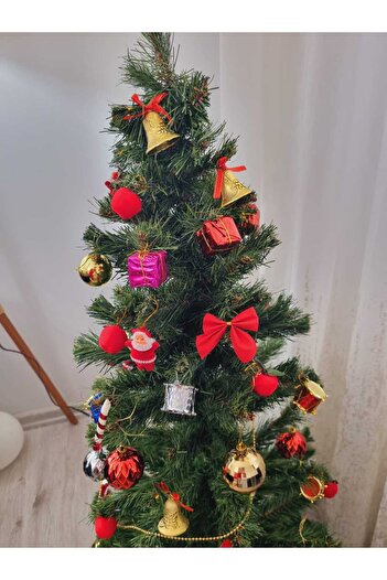 Lider MAGNESİA Leader Magnesia Christmas Ornament 12-Piece Apple Christmas Tree Ornament