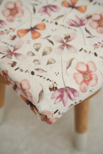 Tuğba Kuğu Wildflower Printed Muslin Fabric