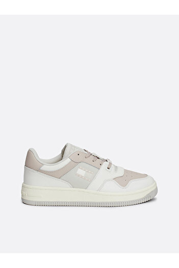 Tommy Hilfiger Tommy Jeans Retro Basket Tonal Kadın Gri Spor Ayakkabı