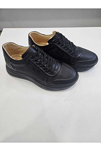 DİA COMFORT Men's Orthopedic Sports Shoes - Black Diya 030