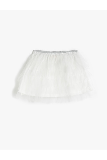 Koton Fustă Tutu Talie elastică Stratificată Căptușită