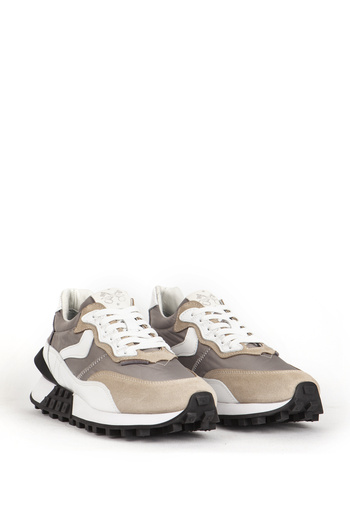 MARCOMEN 19391 Model Beige Men's Sneakers - Genuine Leather, Lace-up Casual Sneakers