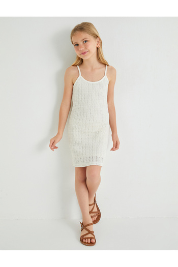 Koton Lace Midi Strap Dress
