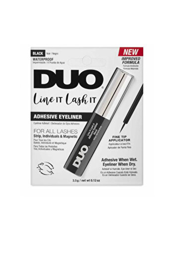 Ardell Pro Duo Black Eyeliner – selbstklebend, 3,5 g Lash It Line It