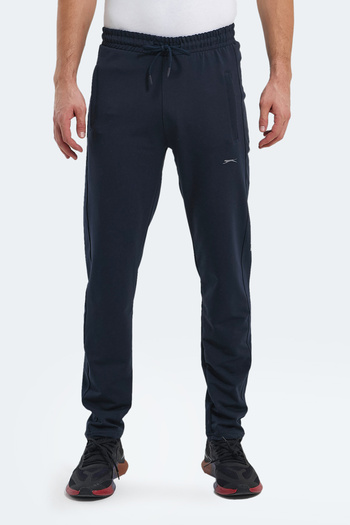 Slazenger Ανδρικό αθλητικό παντελόνι OLIVA IN με τσέπες σε μπλε ναυτικό χρώμα