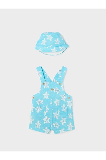 MAYORAL Baby Boy Short Shorts Solapet Hat Set of 2 1613