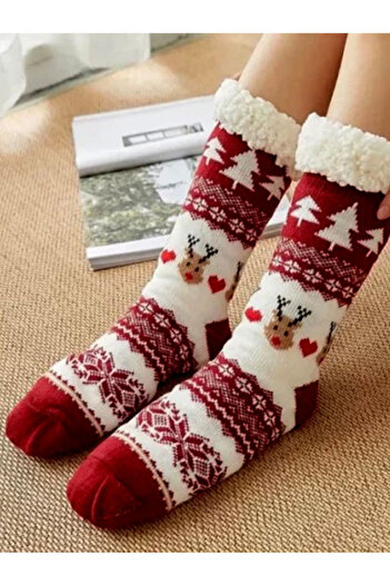 LİNOTTİ Unisex Children's Home Socks with Christmas