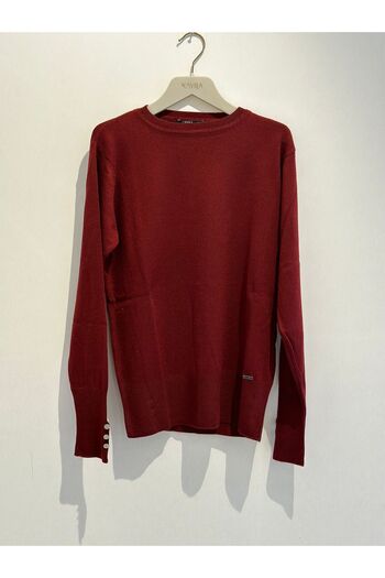 Kayra Crew Neck Knitted Blouse