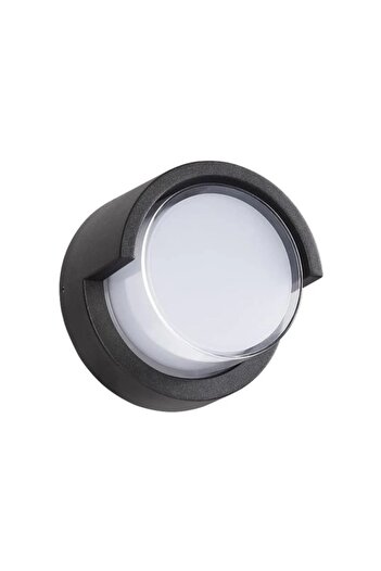 Horoz Elektrik Horoz SUGA 12 Watt Siyah Dış Mekan LED Aplik - Plastik Kasa - Ilık Beyaz (4200K)
