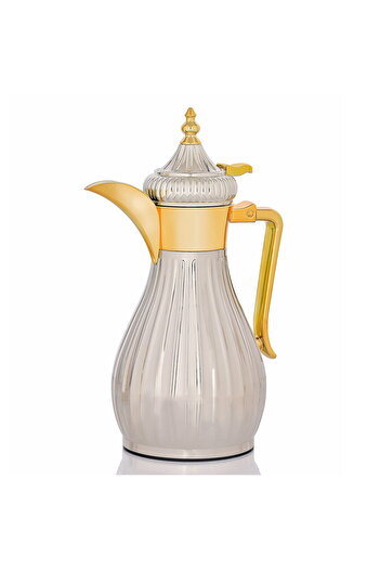 Alsaif Gallery Dallah Tamim 5 Nickel Gold 0.35 Liter