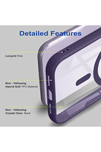 Fibaks Samsung Galaxy S24 FE Kılıf Magsafe Wireless Şarj Özellikli Tam Koruma Renkli Sert Silikon Kapak