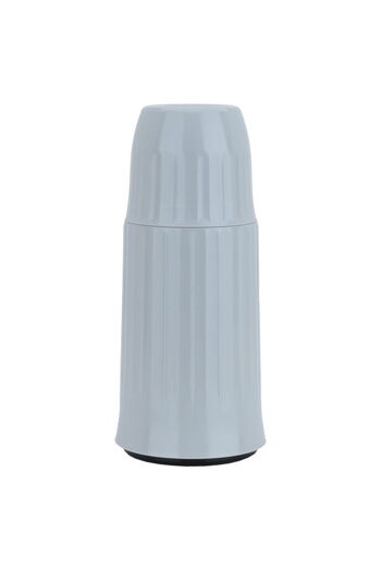 Alsaif Gallery Helios Thermos, 250 ml, Glass Inner Carrier, Plastic Outer Body - Grey