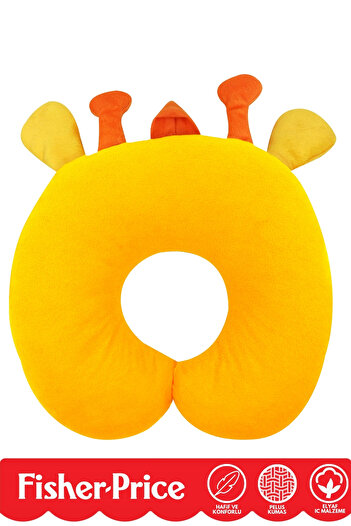FISHER PRICE Yellow Giraffe Neck Pillow