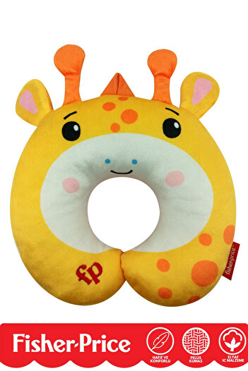 FISHER PRICE Yellow Giraffe Neck Pillow