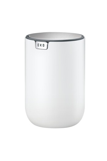 EKO Fandy Swing Top Lid Table Bin 1.5 Liter EK9206P-1.5L-WH