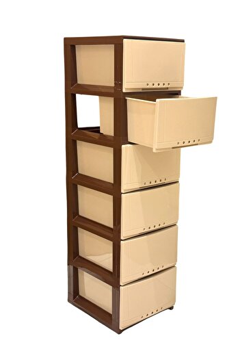 ALMUFARREJ Plastic Storage Drawers Organizer 6 Layers