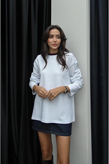 Havoş White Colored Sweatshirt