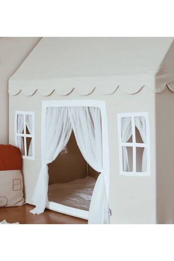 PAMUKA Natural Medium Oyun Evi+Oyun Halısı