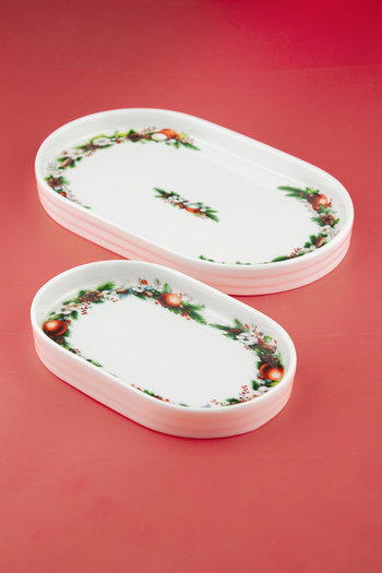 Bursa Porselen Dekor Holly Toys 2 Size Porcelain Boat Plate