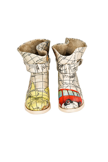 Streetfly Colorful Printed Women's Boots
