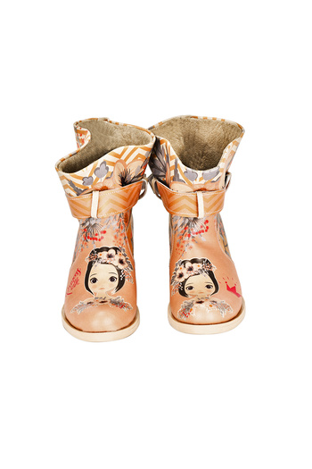 Streetfly Colorful Printed Women's Boots