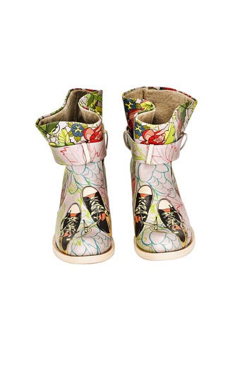 Streetfly Colorful Printed Women's Boots