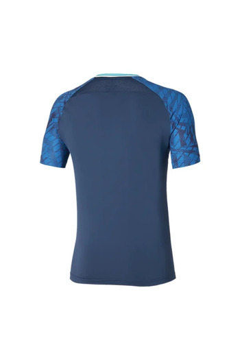 MIZUNO Ανδρικό μπλουζάκι Mugen Shadow Tee Navy Blue / με σχέδιο