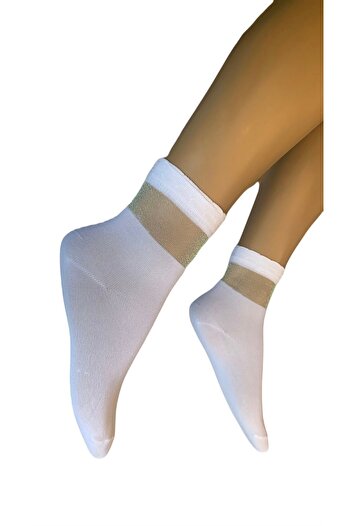Dore Çorap Women's Ankle Glitter Socks