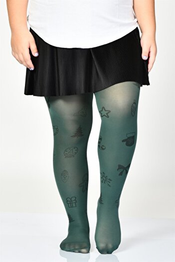 Dore Çorap New Year's Patterned Children's Pantyhose