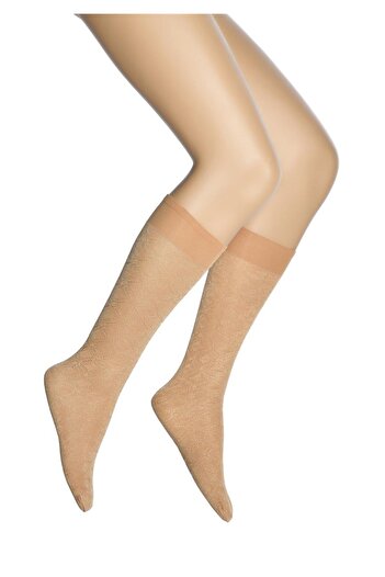 Dore Çorap Dream Patterned Micro Knee-Length Women's Socks